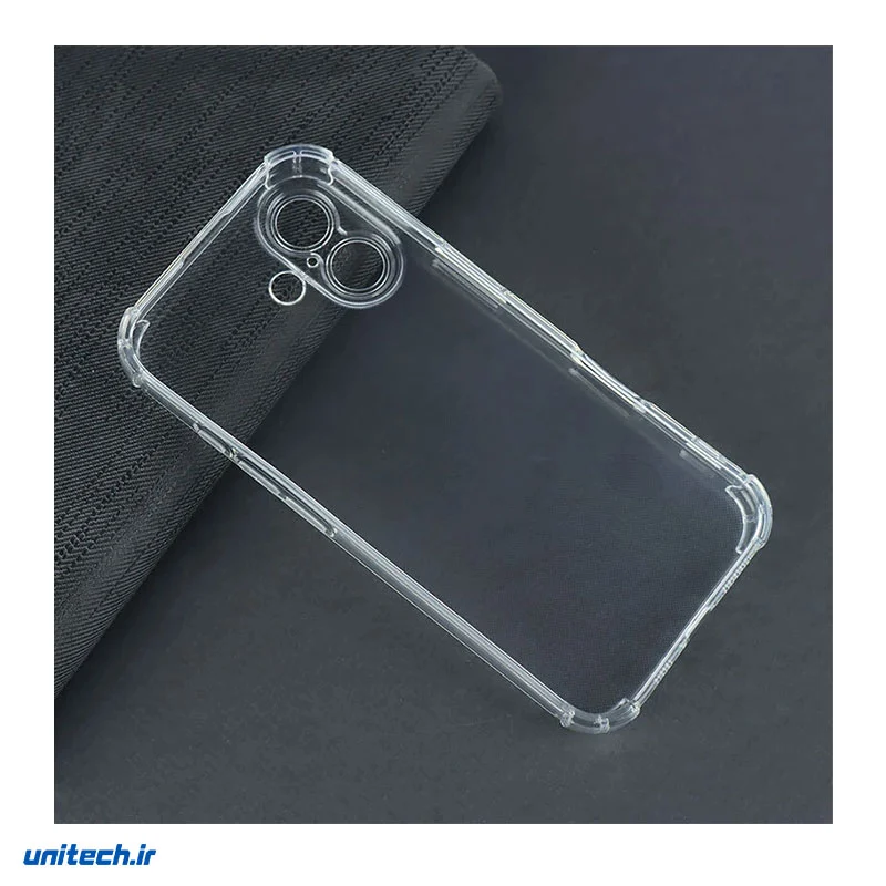 قاب ژله ای ضربه گیر بی رنگ آیفون iPhone 17 محافظ لنزدار (1)